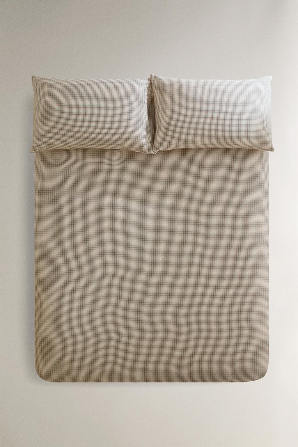 Плед из фланели в клетку