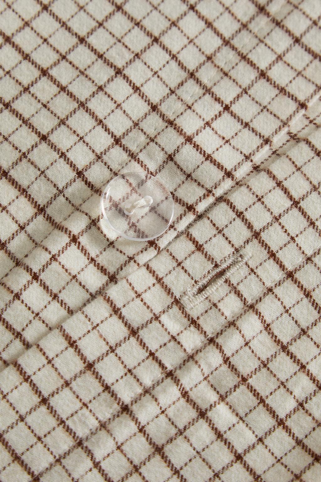 Плед из фланели в клетку