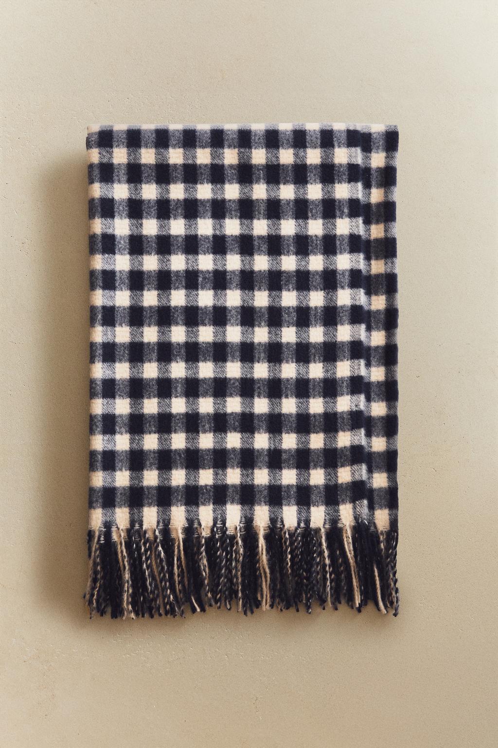 Плед soft gingham christmas