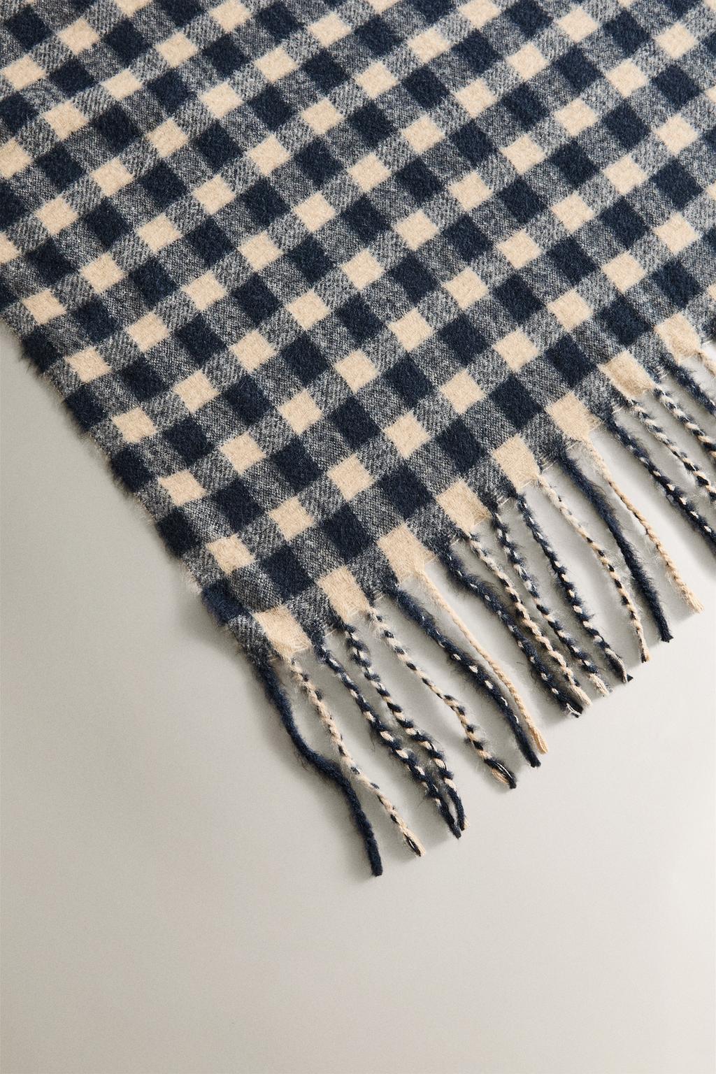 Плед soft gingham christmas