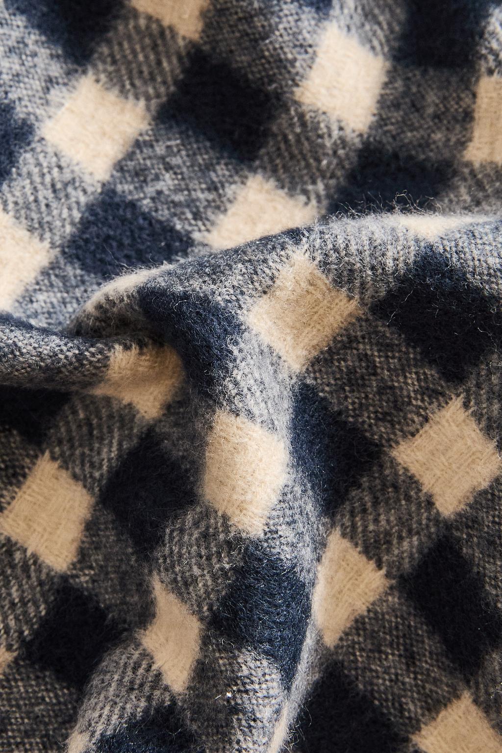Плед soft gingham christmas