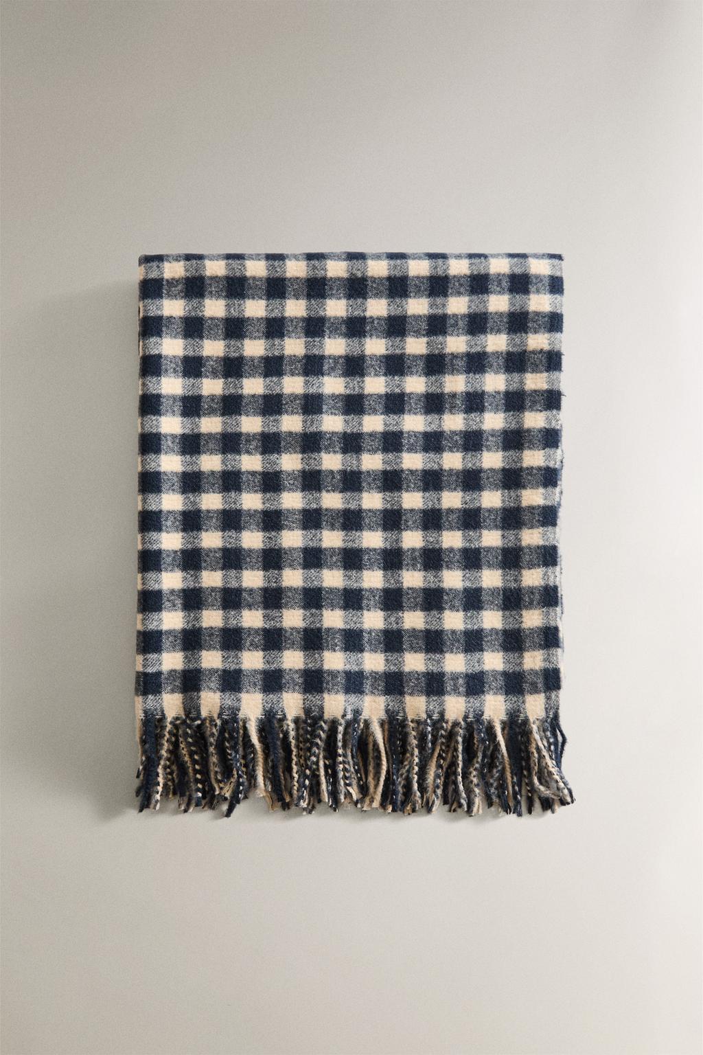 Плед soft gingham christmas