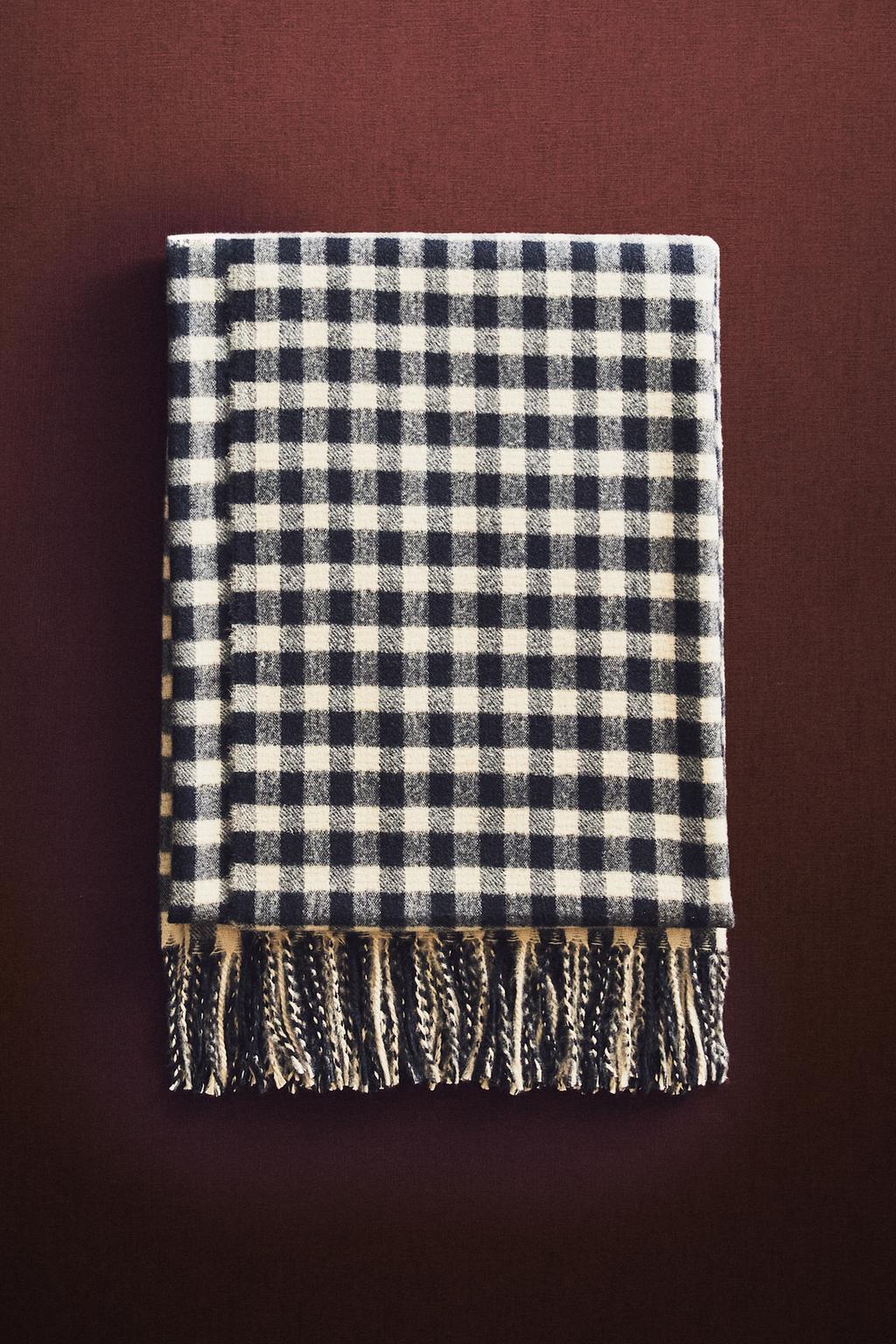 Плед soft gingham christmas