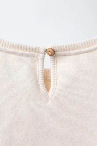 Толстовка с бантом из вельвета- Заказать в России