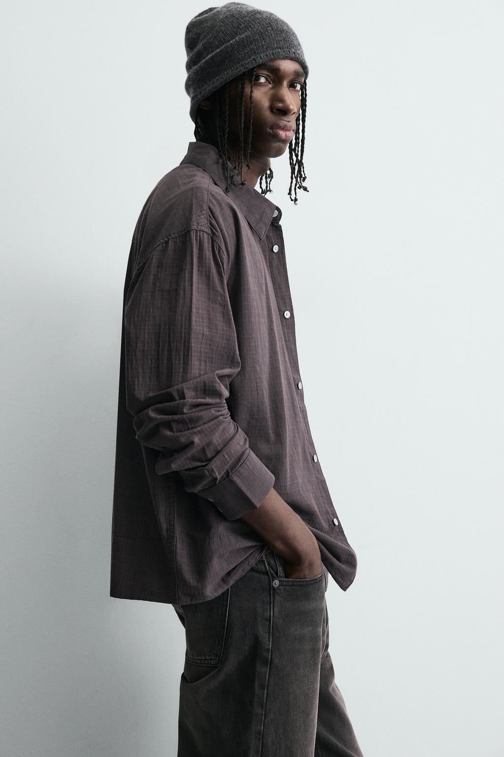 РУБАШКА RELAXED FIT В КЛЕТКУ