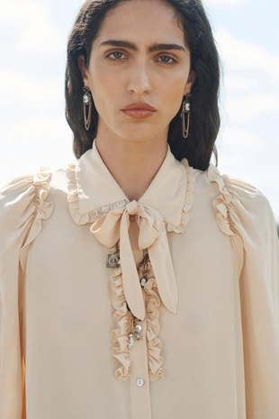 Романтичная блузка с бантом LIMITED EDITION- Заказать в России