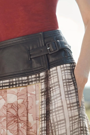 Юбка-шарф LIMITED EDITION с массивными складками- Заказать в России