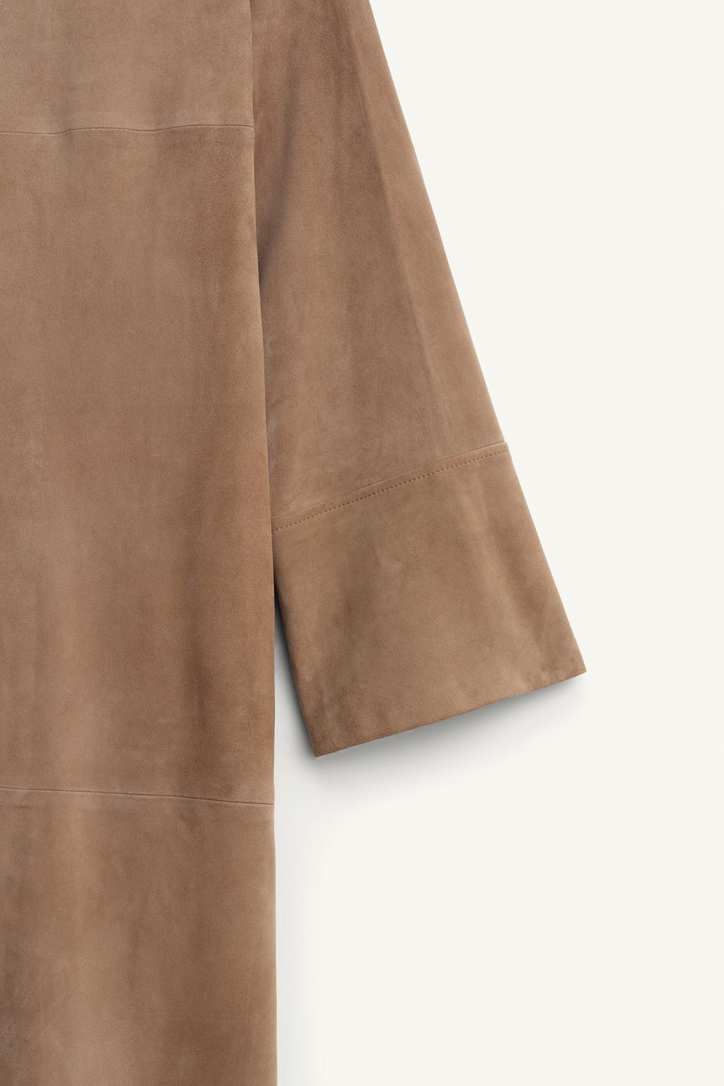Пальто из 100% замши limited edition