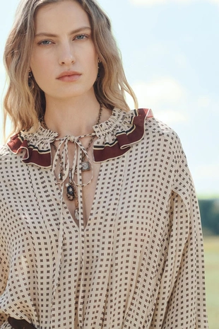 Платье с длинным принтом LIMITED EDITION- Заказать в России