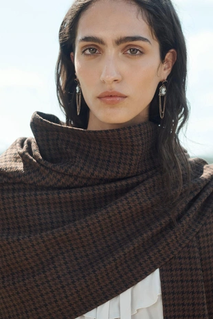 Шарф в клетку LIMITED EDITION LONG- Заказать в России