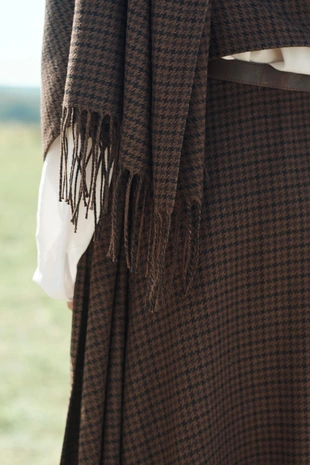 Шарф в клетку LIMITED EDITION LONG- Заказать в России