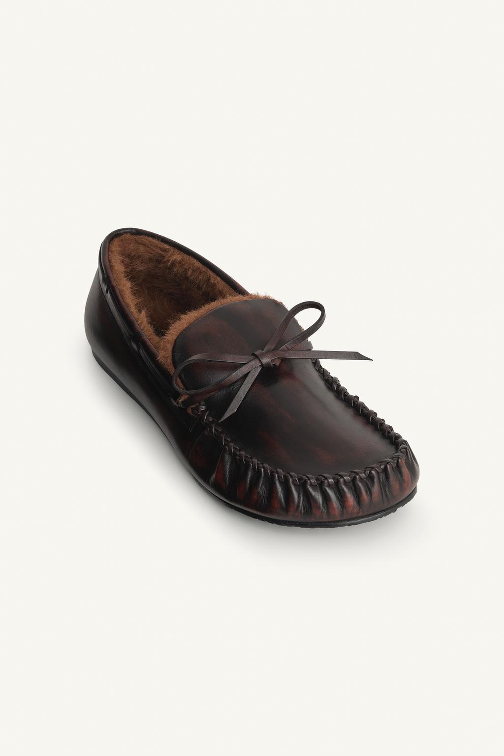 Лоферы из кожи limited edition