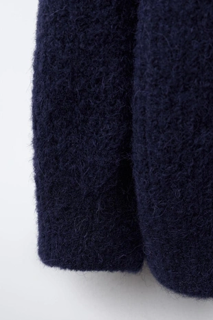 Кардиган из шерсти и альпаки- Заказать в России