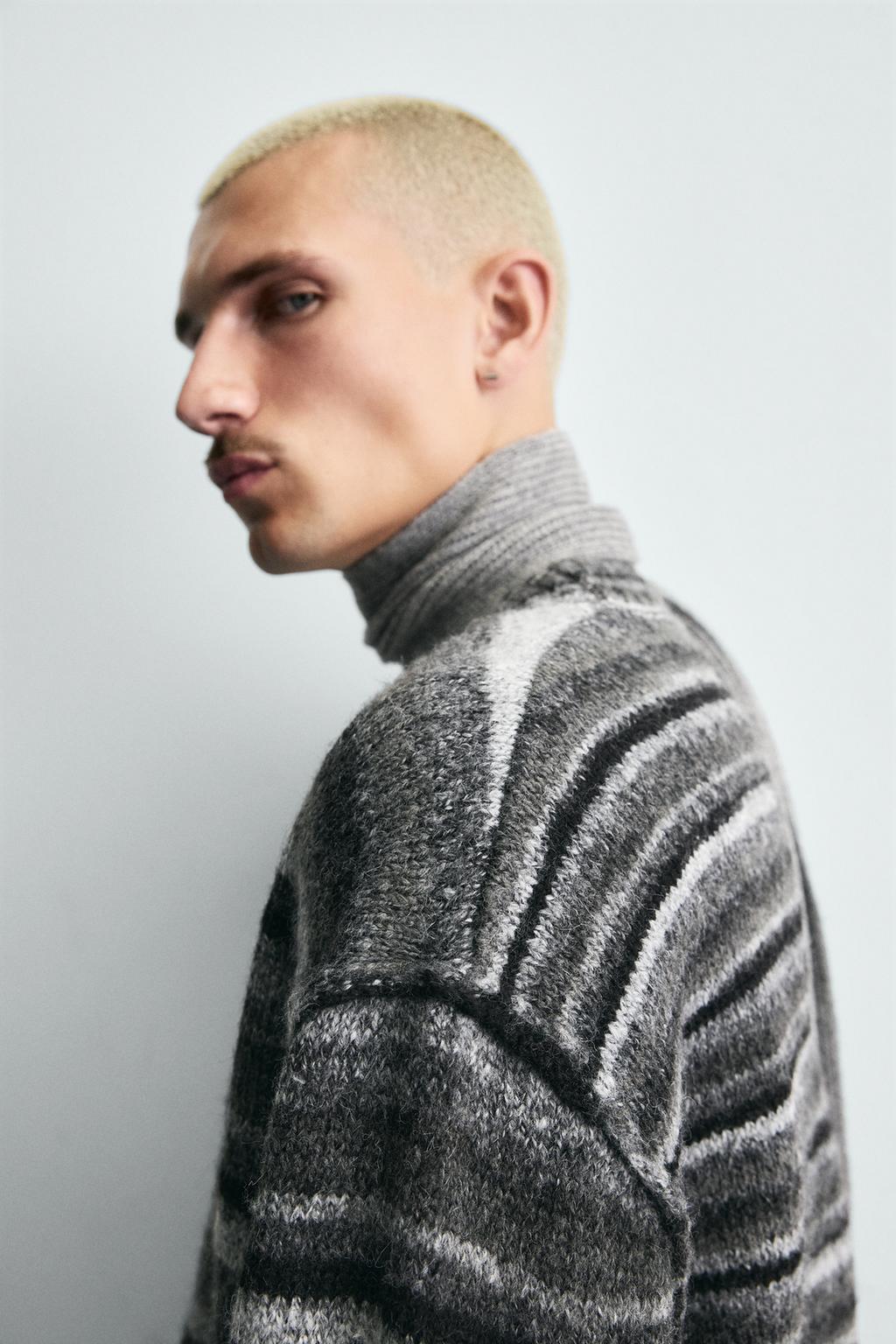КАРДИГАН JACQUARD В ПОЛОСКУ