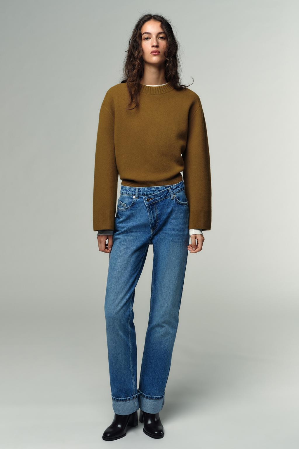 Zara Джинсы z.09 прямого кроя crossover с высокой посадкой и