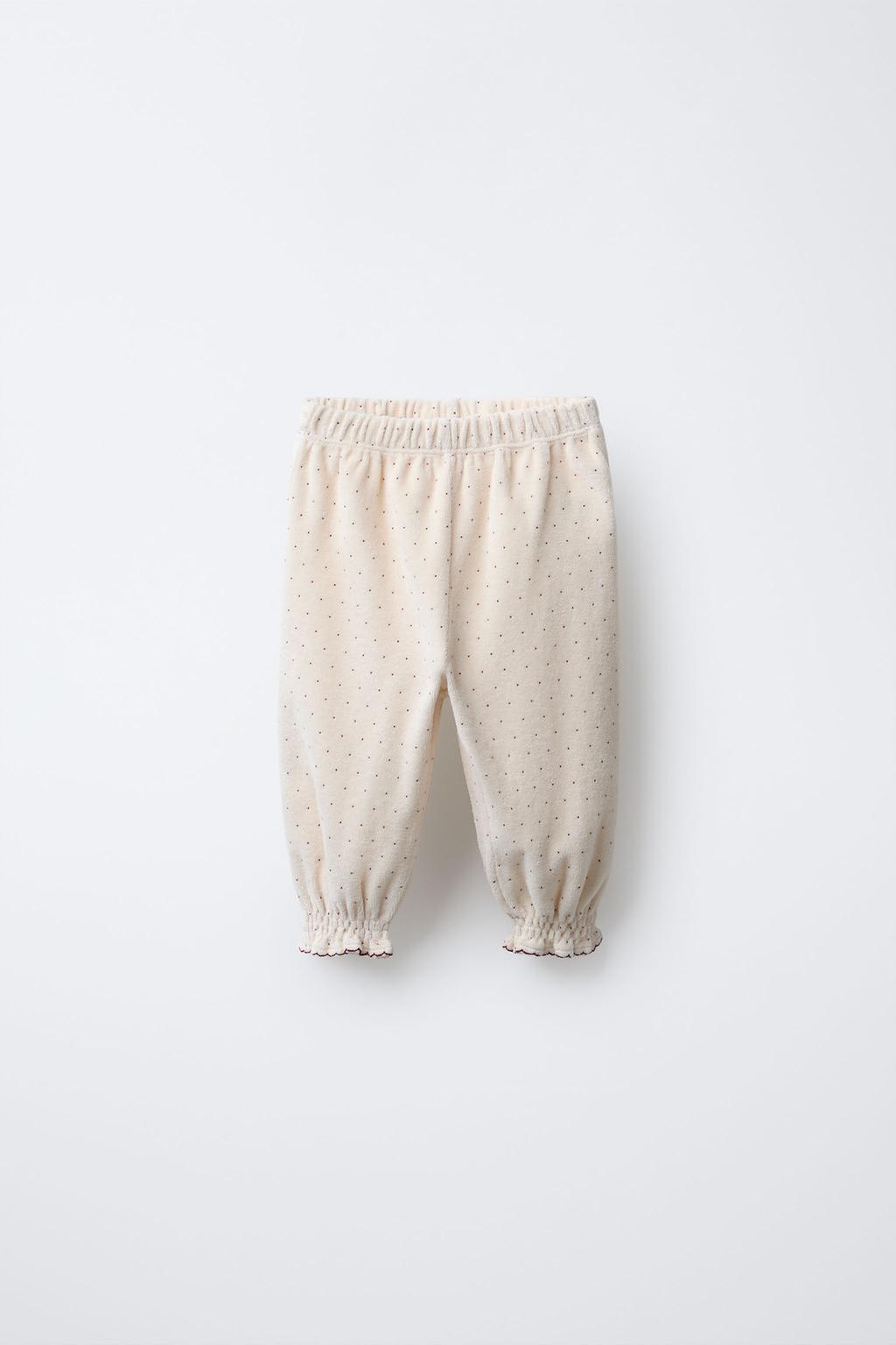 БАРХАТНЫЕ БРЮКИ BAGGY В ГОРОШЕК