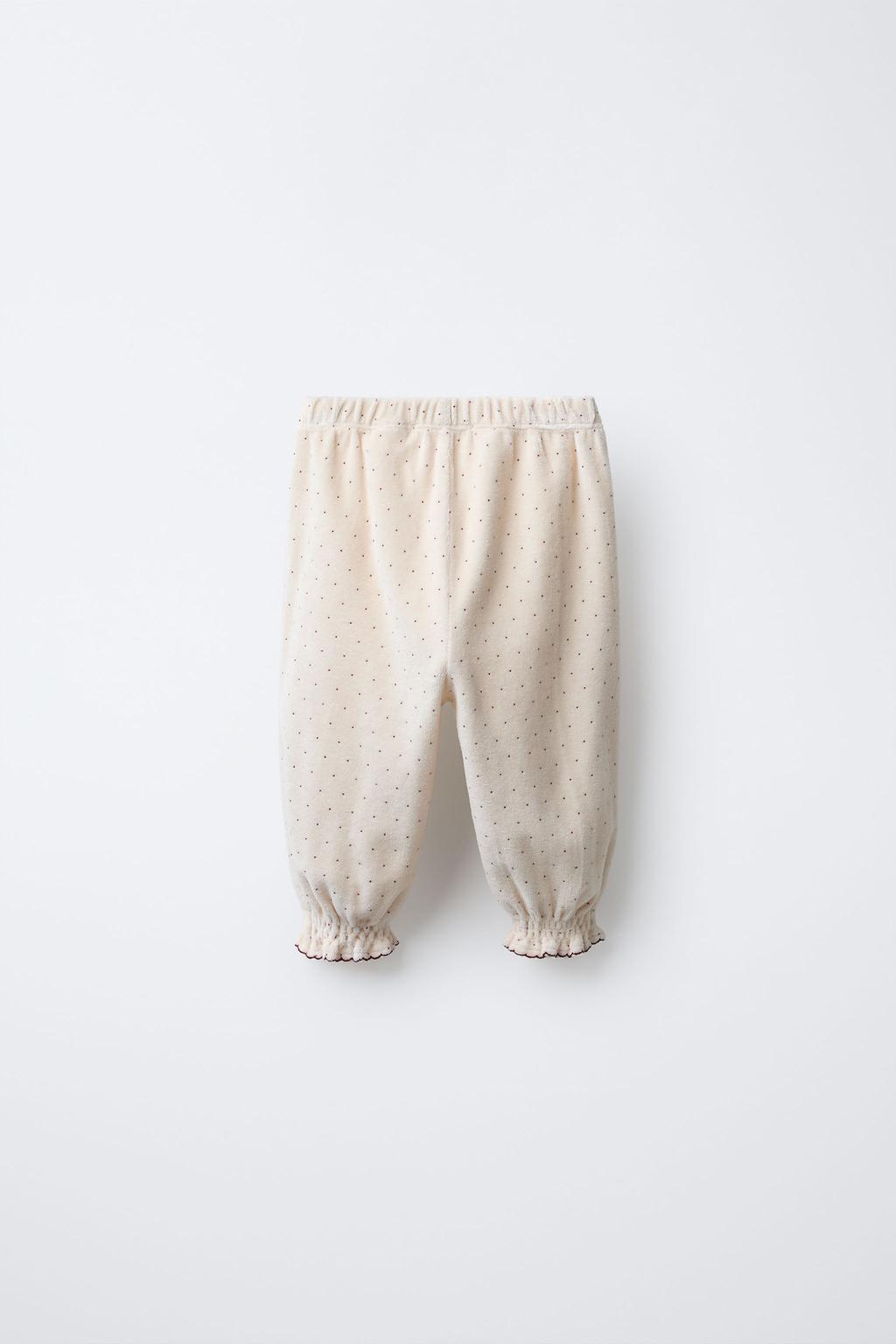БАРХАТНЫЕ БРЮКИ BAGGY В ГОРОШЕК