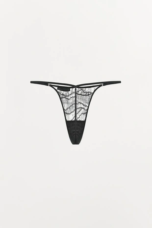 Кружевные трусы танга LIMITED EDITION- Заказать в России