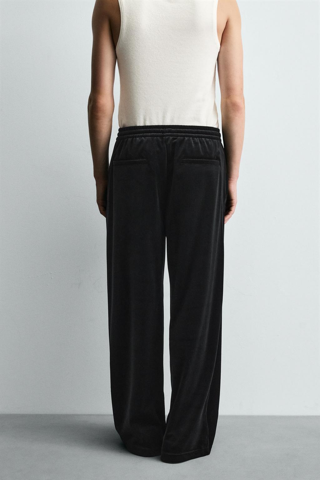 БРЮКИ RELAXED FIT ИЗ БАРХАТА