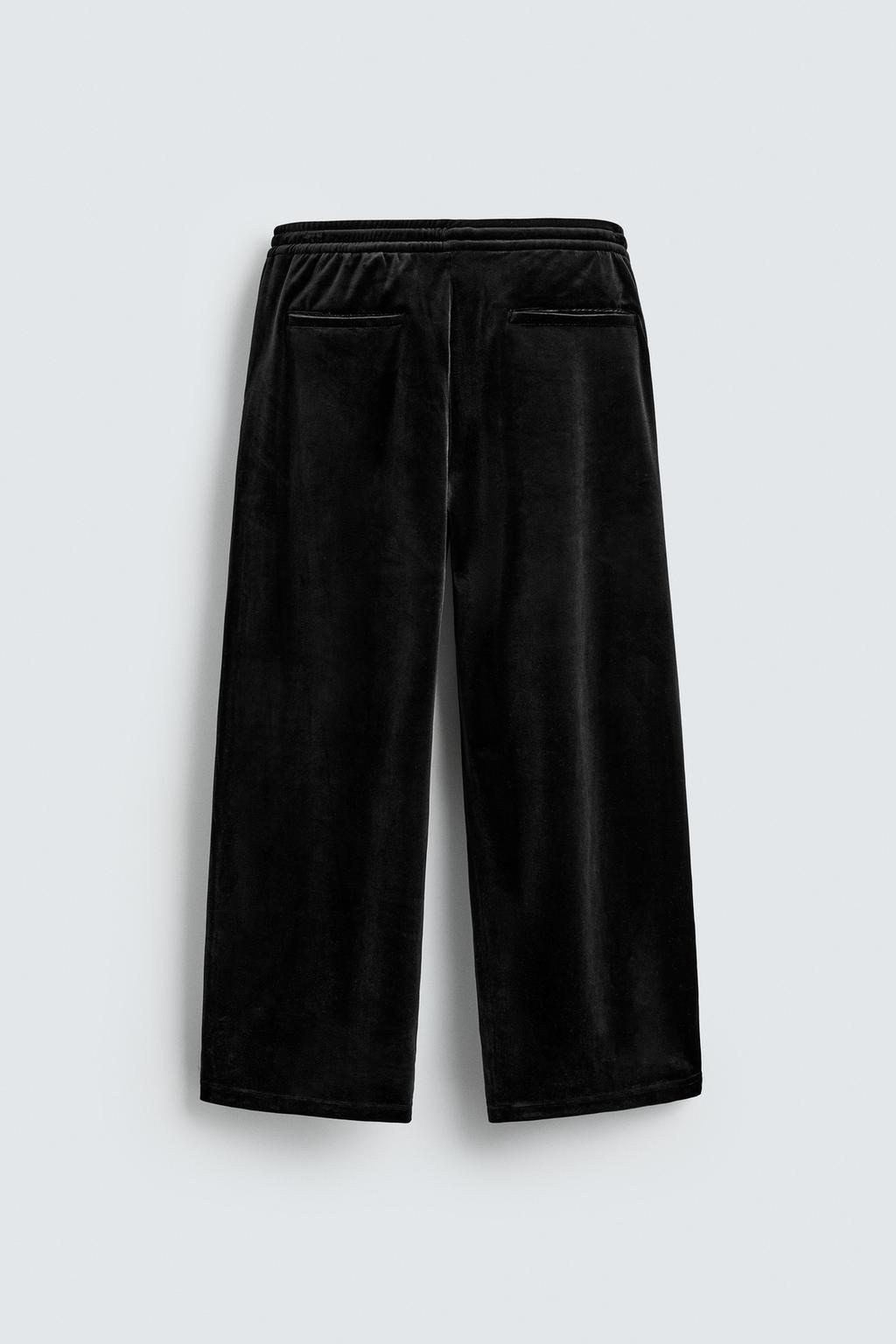 БРЮКИ RELAXED FIT ИЗ БАРХАТА