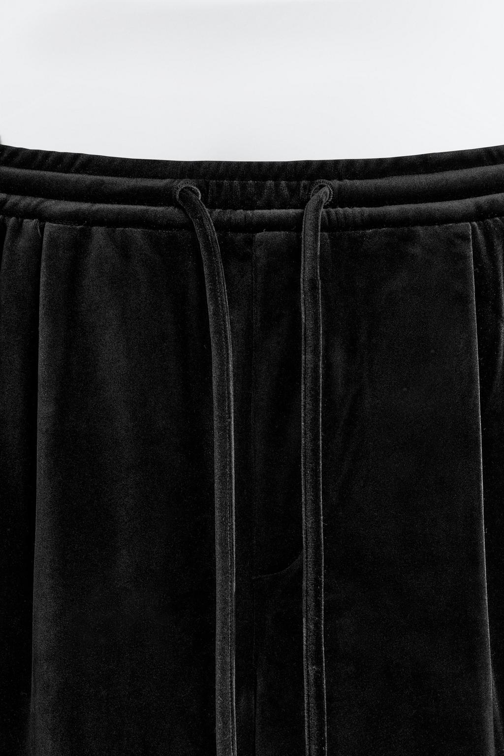 БРЮКИ RELAXED FIT ИЗ БАРХАТА