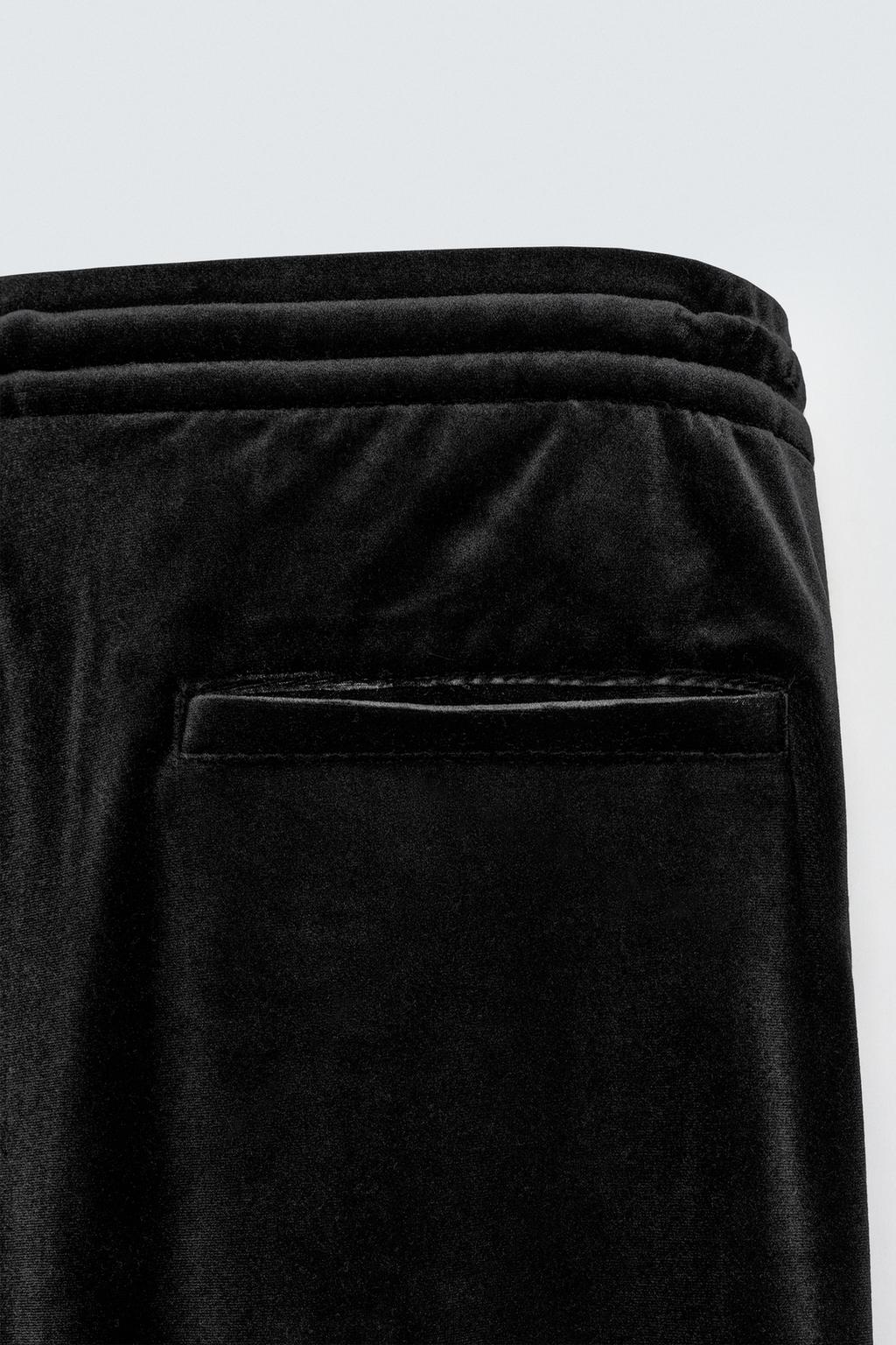 БРЮКИ RELAXED FIT ИЗ БАРХАТА