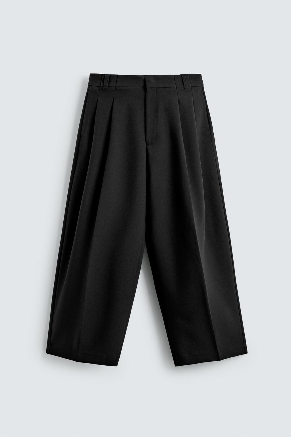 БРЮКИ WIDE FIT СО СКЛАДКАМИ