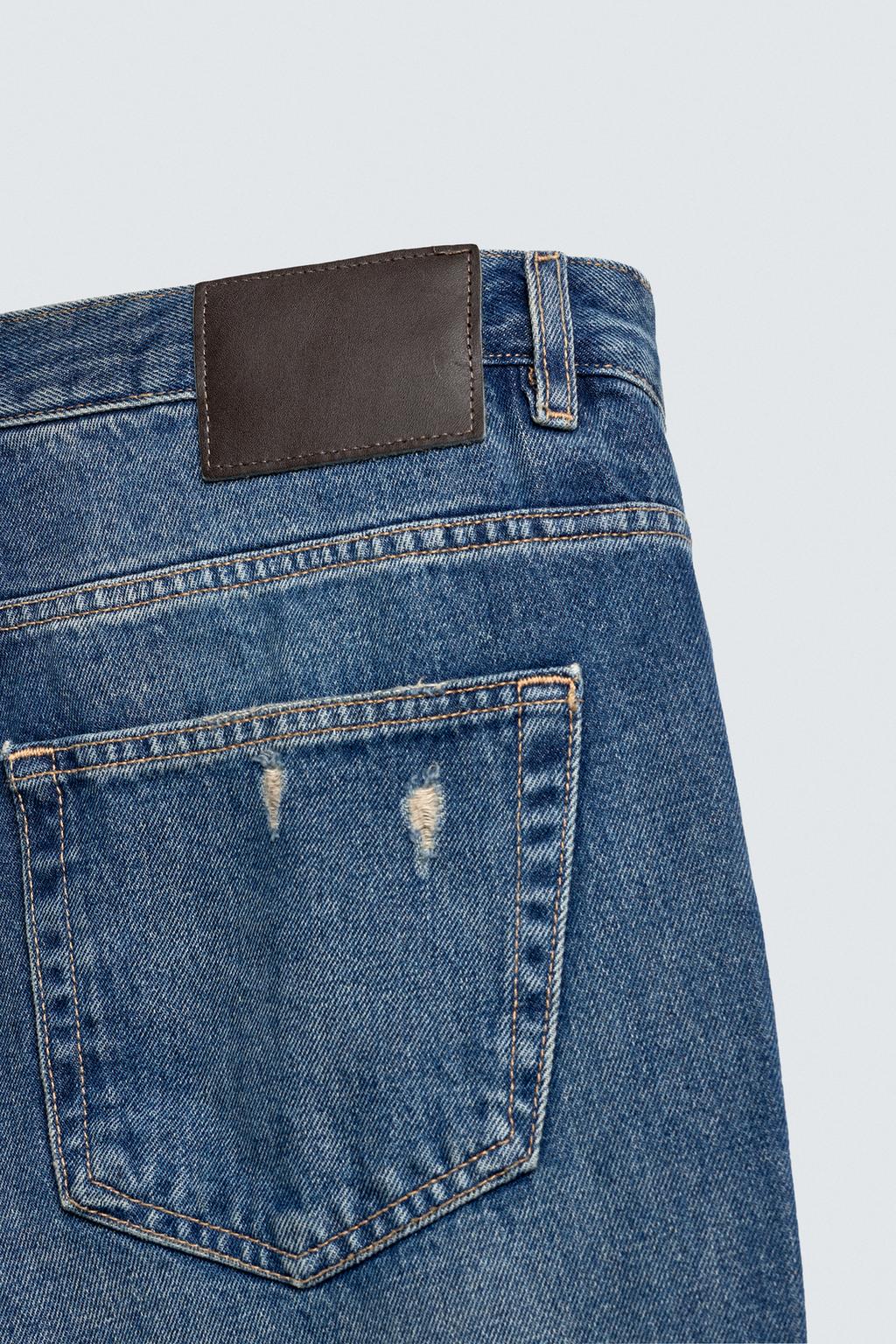 ДЖИНСЫ SLIM FIT С РАЗРЕЗАМИ