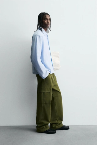 Рубашка в полоску с графическим принтом- Заказать в России