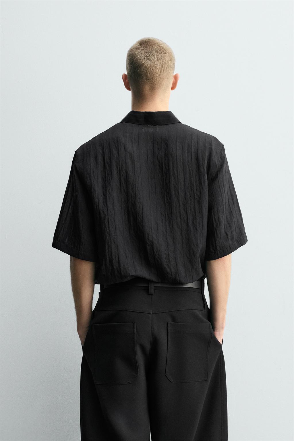 Рубашка textured relaxed fit