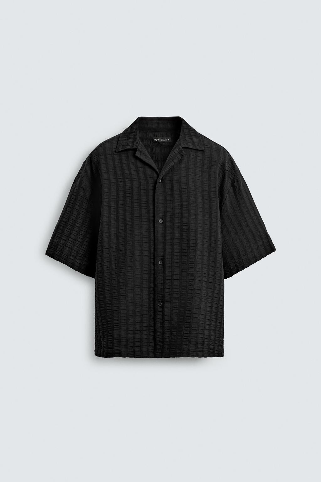 Рубашка textured relaxed fit