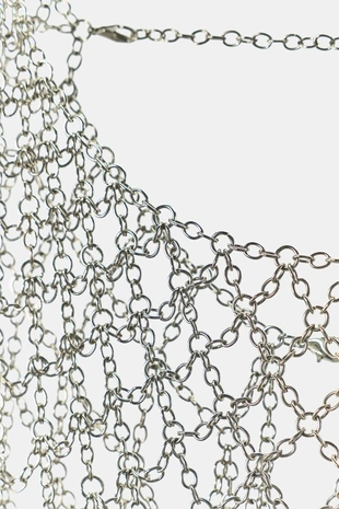 Колье-воротник с кольцами и бахромой — LIMITED EDITION- Заказать в России