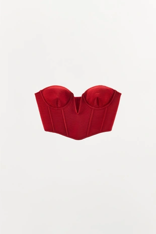 Топ-корсет на косточках с отстрочкой LIMITED EDITION- Заказать в России