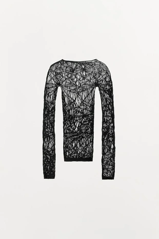 Бесшовная полупрозрачная футболка ограниченной серии- Заказать в России