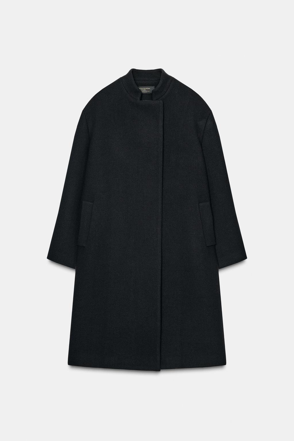 ПАЛЬТО ИЗ СМЕСОВОЙ ШЕРСТИ — ZW COLLECTION