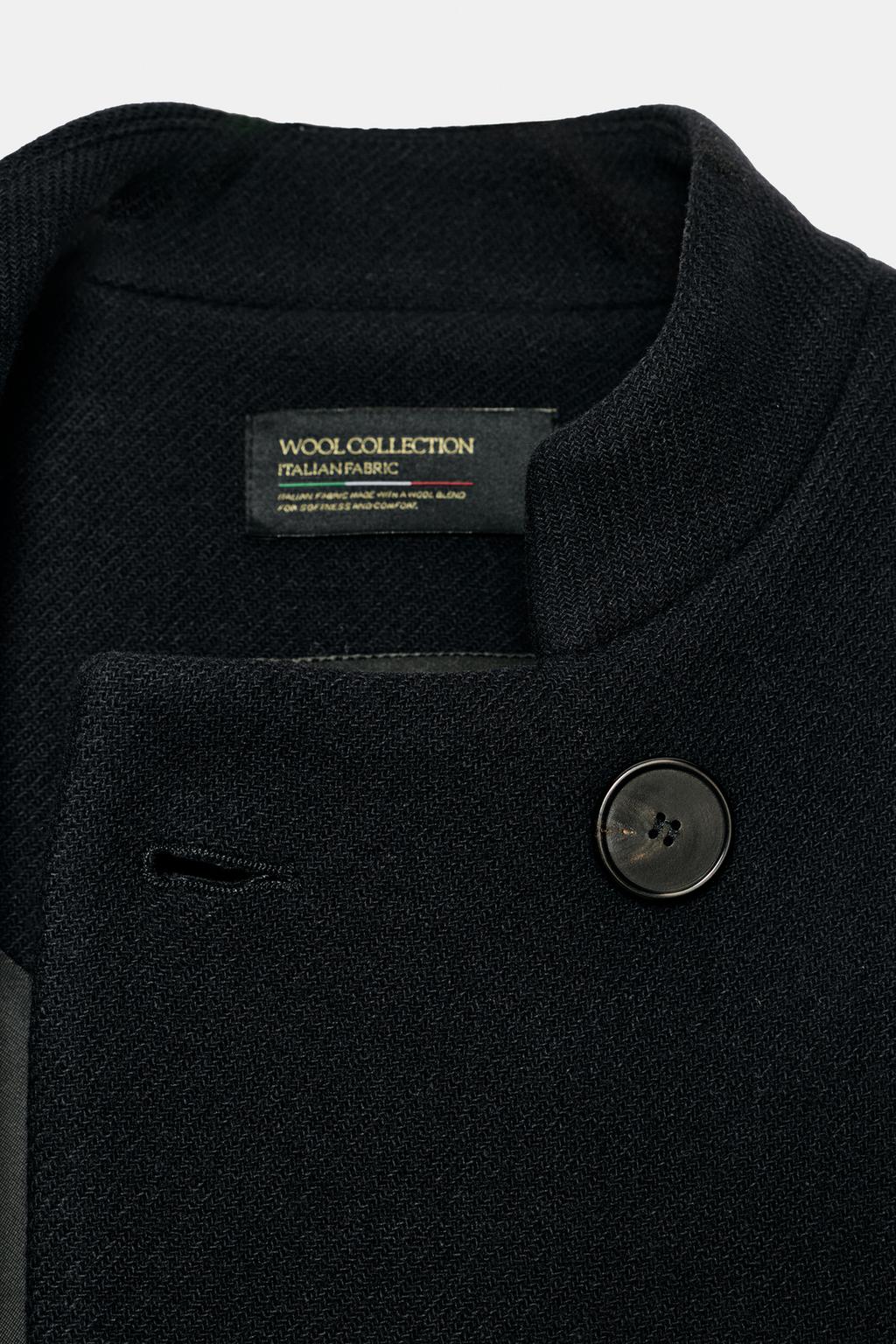 ПАЛЬТО ИЗ СМЕСОВОЙ ШЕРСТИ — ZW COLLECTION