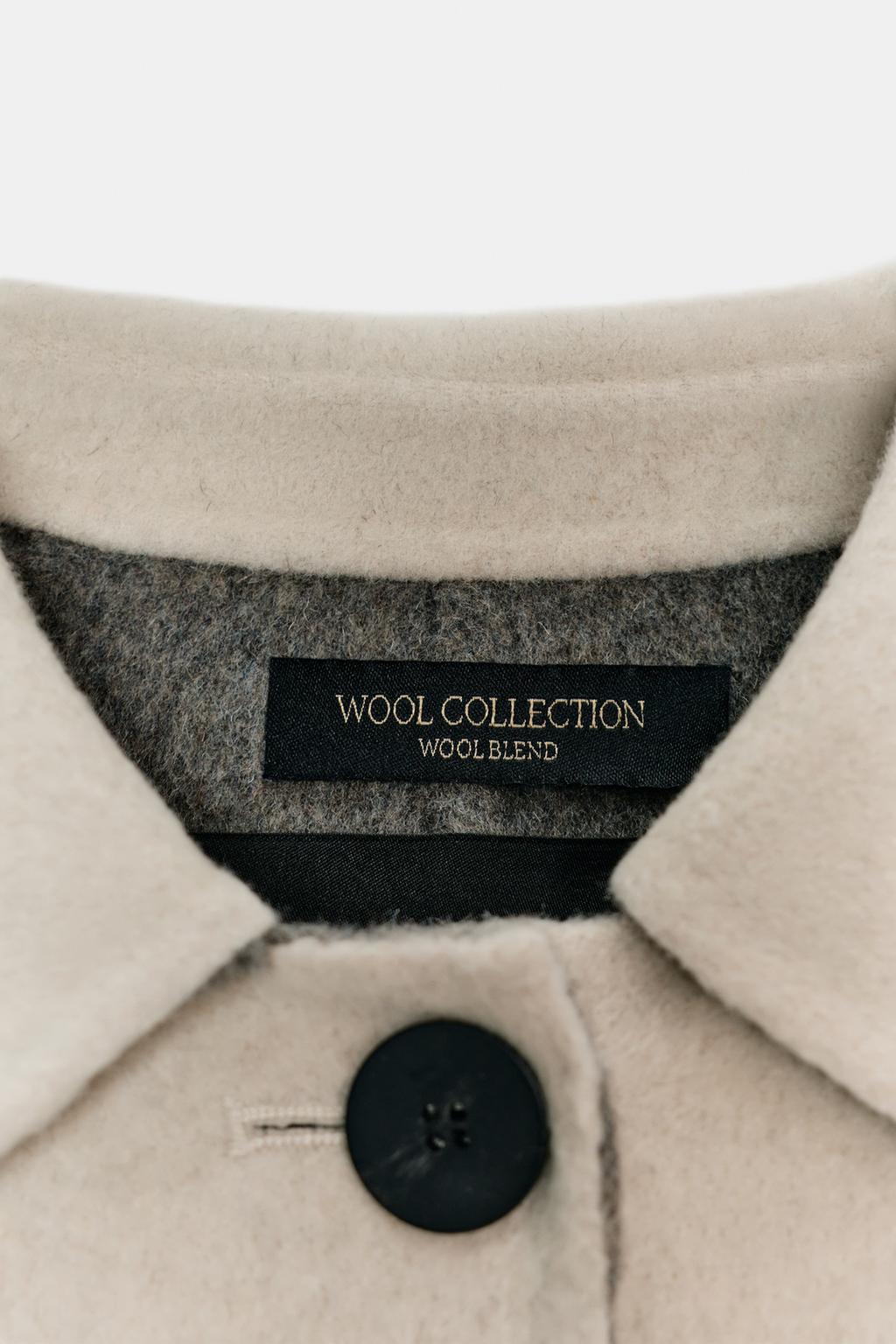 ДЛИННОЕ ПАЛЬТО ИЗ СМЕСОВОЙ ШЕРСТИ — ZW COLLECTION LIMITED EDITION
