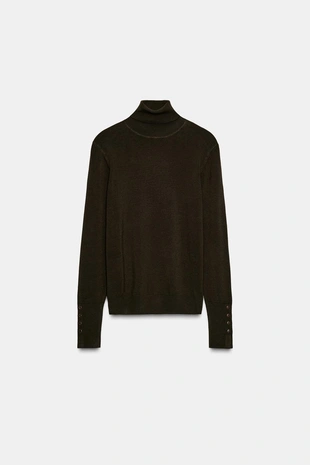 Базовый однотонный свитер- Заказать в России