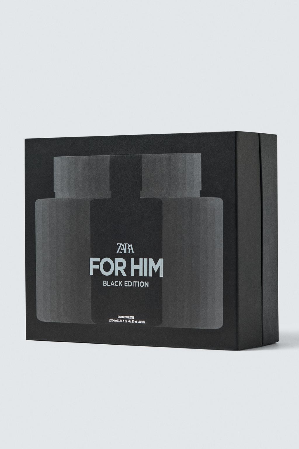 Парфюм FOR HIM BLACK EDITION EDT SET, 100 МЛ (3.4 FL.OZ) + 50 МЛ (1.7 FL. OZ)