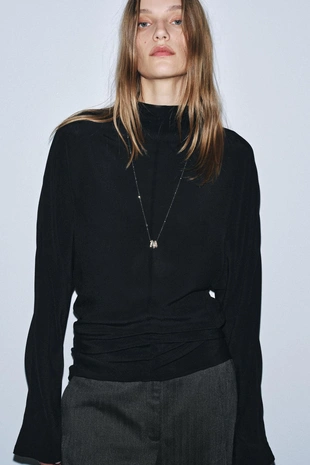 Купить Zara Блузка свободного кроя ZW COLLECTION