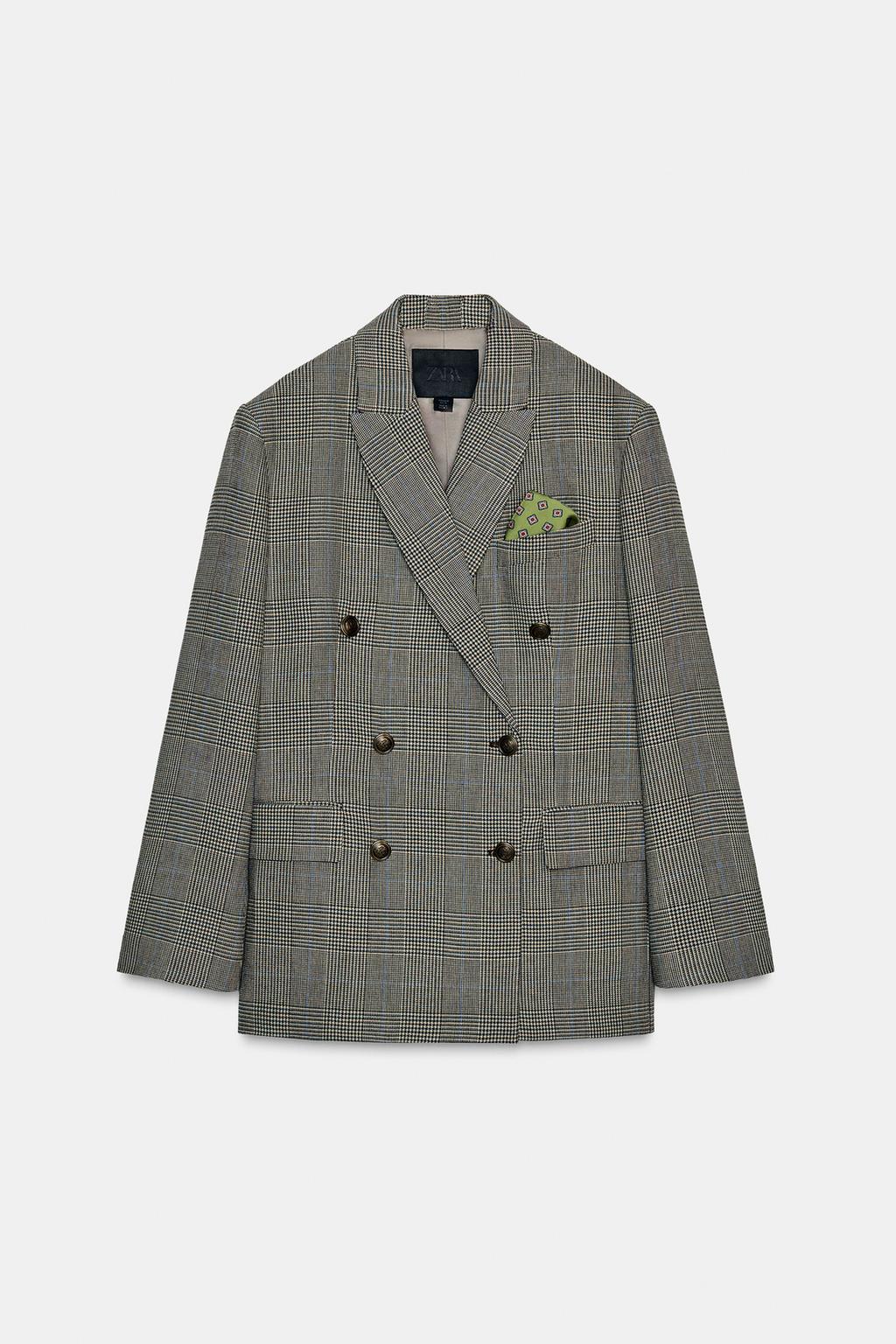 БЛЕЙЗЕР В КЛЕТКУ ИЗ ШЕРСТИ — ZW COLLECTION