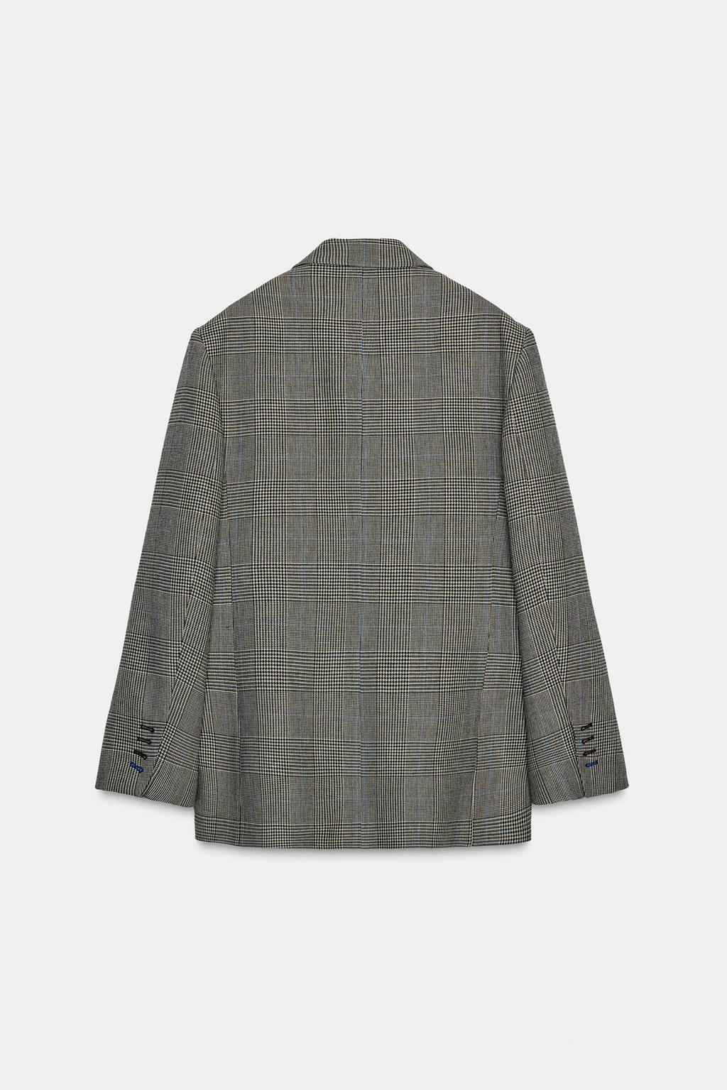 БЛЕЙЗЕР В КЛЕТКУ ИЗ ШЕРСТИ — ZW COLLECTION
