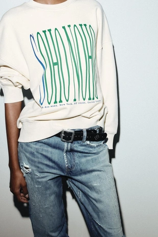 Толстовка с надписью- Заказать в России