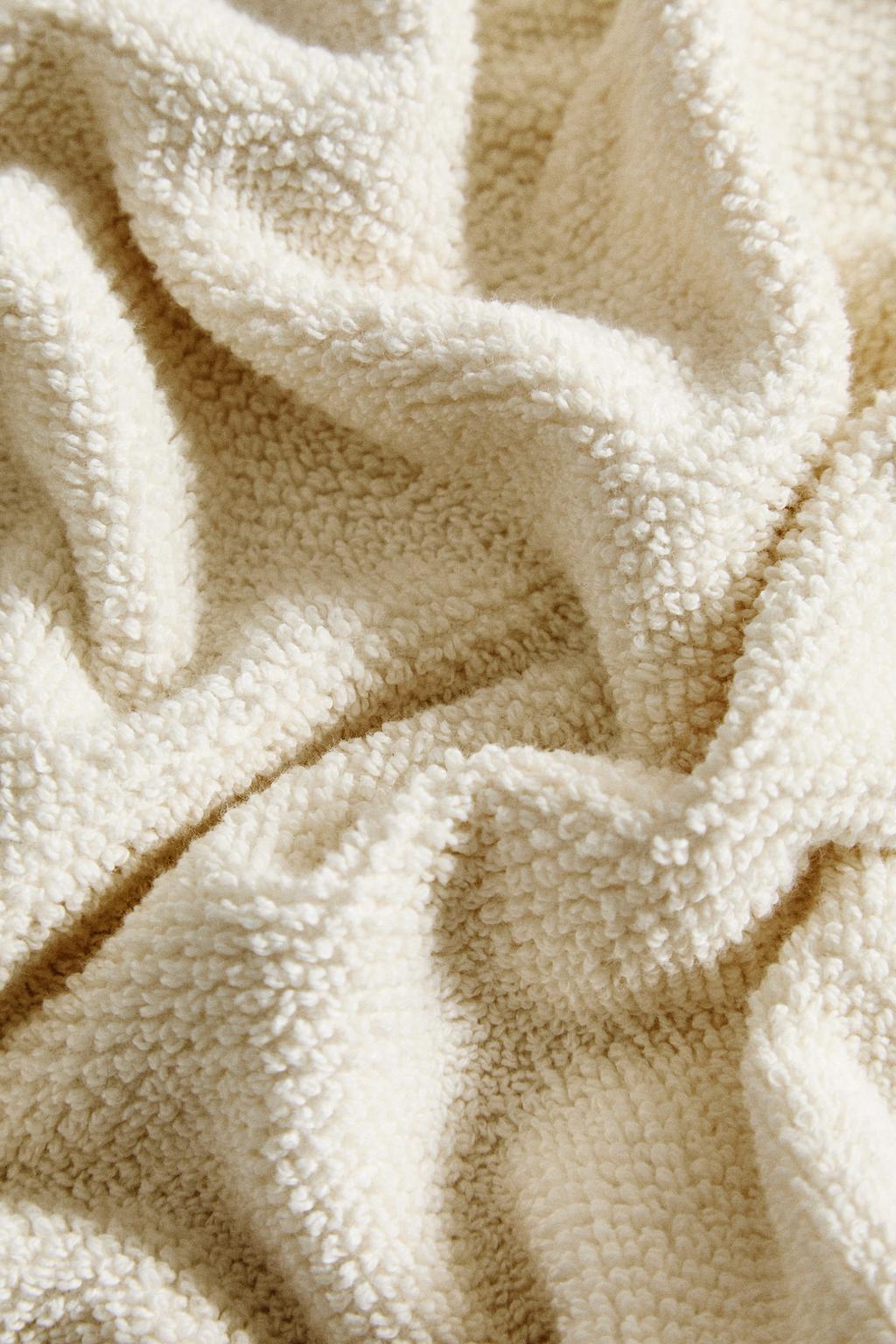 Полотенце для ванны rice stitch с цветной каймой