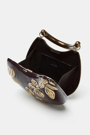 Жесткая сумка с цветочным принтом- Заказать в России