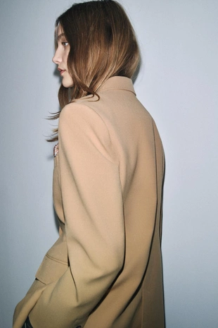 Блейзер приталенного кроя с платком — ZW COLLECTION- Заказать в России