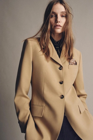 Блейзер приталенного кроя с платком — ZW COLLECTION- Заказать в России