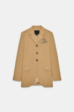 Блейзер приталенного кроя с платком — ZW COLLECTION- Заказать в России