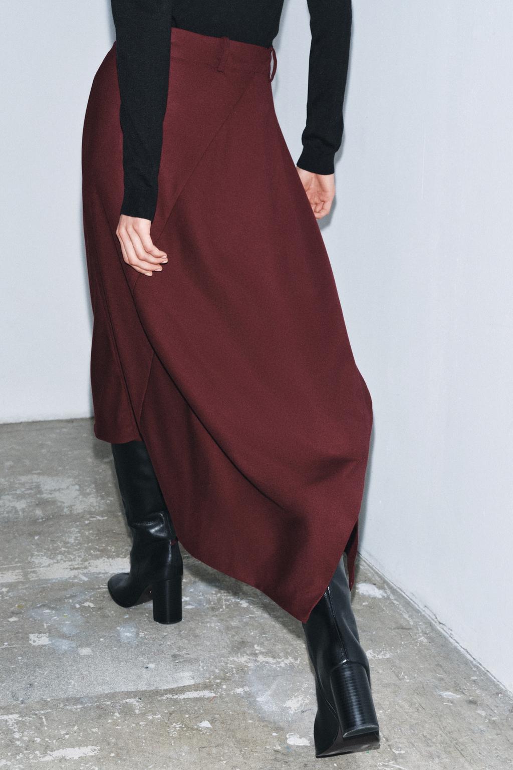 ЮБКА АСИММЕТРИЧНОГО КРОЯ — ZW COLLECTION