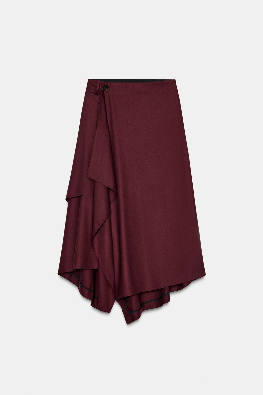 ЮБКА АСИММЕТРИЧНОГО КРОЯ — ZW COLLECTION